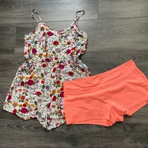 Romper & shorts 3 for $15 Sale